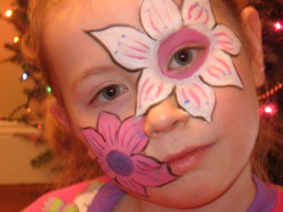 face painting flowers ideas